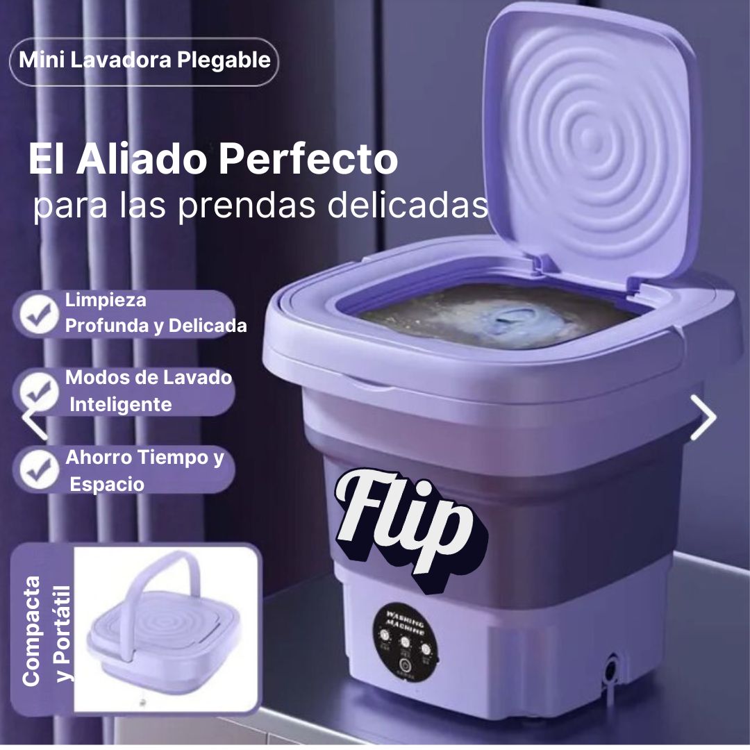 Mini Lavadora Con Centrifugado - Flip